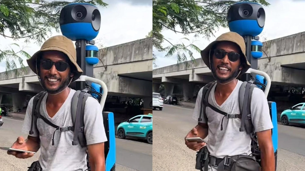 Petugas Google Street View (TikTok)